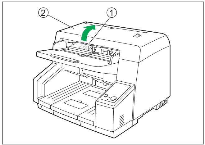 PANASONIC KV-S5055C - Changement de la plaque de reférence - 2