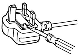 PANASONIC KV-S5055C - Remplacement du fusible : - 1