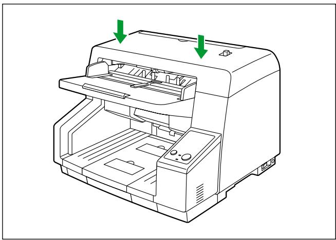PANASONIC KV-S5055C - Fermez le capot de l'ADF. - 1