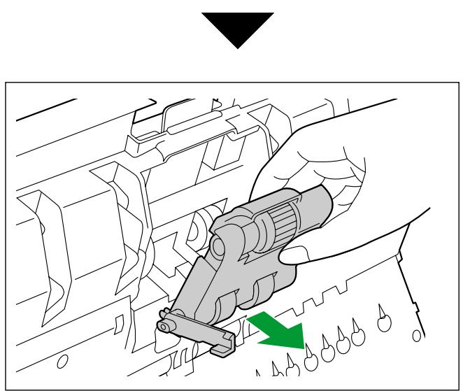 PANASONIC KV-S5055C - Remplacement du module des rouleaux d'alimentation de papier - 4