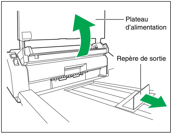 PANASONIC KV-S7075C - Retrait des feuilles coincées de la voie de sortie - 1