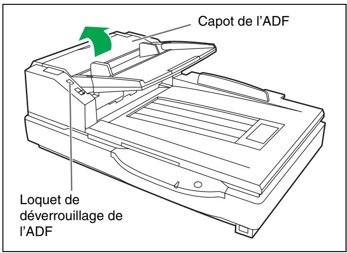 PANASONIC KV-S7075C - Dégagement des bourrages papier de la fente à papier - 1