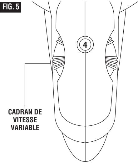 SKIL 9206 - Réglage valeur de courses par minute - 1