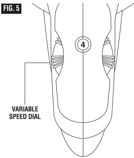SKIL 9216 - Setting SPM rating (strokes per minute) - 1