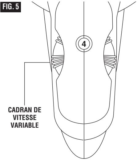 SKIL 9216 - Réglage valeur de courses par minute - 1
