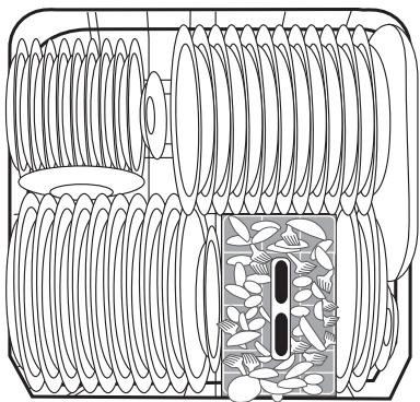 ZANKER GW3850W - Exemple de disposition de la vaisselle: - 4