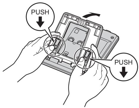 PANASONIC KX-HDV130 - Réglage de la position du support - 1