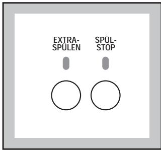 ZANKER 1000 - Choix éventuel de l'options EXTRA spülen et/ou spülstop (rincage supplementaire et/ou ARRET CUVE PLEINE) - 1