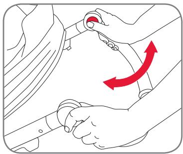 BRITAX AFFINITY 2 - Ouvrir la barre de butoir - 1