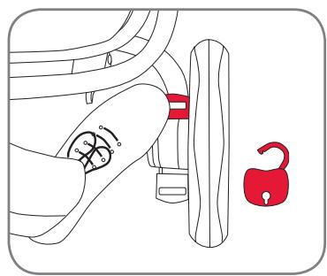 BRITAX AFFINITY 2 - Utiliser le frein de garage - 4