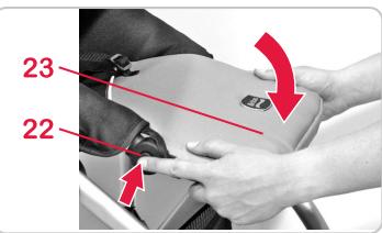 BRITAX B-DUAL & B DUAL - Pour relever le repose-pied 23,    proceder comme suit : - 6