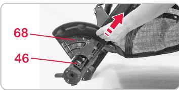 BRITAX B-DUAL & B DUAL - Pour monter les protections des roues, professionnel comme suit : - 2