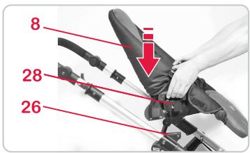BRITAX B-DUAL & B DUAL - Pour monter le panier 32,proceder comme suit: - 2