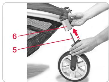 BRITAX B-DUAL & B DUAL - Pour-retirer les protections des roues,    proceder comme suit: - 9