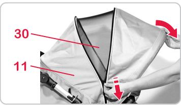 BRITAX B-DUAL & B DUAL - Changement de la capote - 3