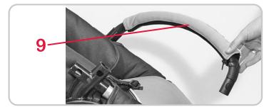 BRITAX B-DUAL & B DUAL - PourretirerI'anse de secucreté9,    proceder comme suit: - 1