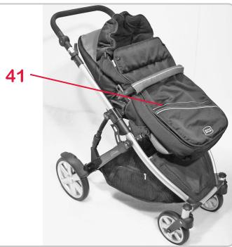 BRITAX B-DUAL & B DUAL - Pour fixer la chancelière 41,proceder comme suit: - 3