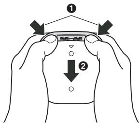 PANASONIC KX-HNS102EX2 - De batterijenplaatsen - 1