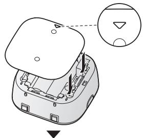 PANASONIC KX-HNS102EX2 - De batterijenplaatsen - 3