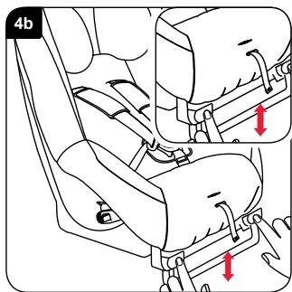BRITAX MAX-WAY - Instalación del asiento infantil (orientado en el sentido contrario al de la marcha) en el asiento delantero - 2