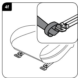 BRITAX MAX-WAY - Montar o assento para criança (virado para vez) no banco dianteiro - 6