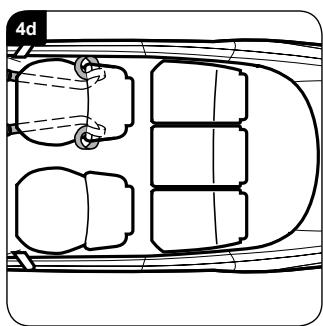 BRITAX MAX-WAY - Instalación del asiento infantil (orientado en el sentido contrario al de la marcha) en el asiento delantero - 4