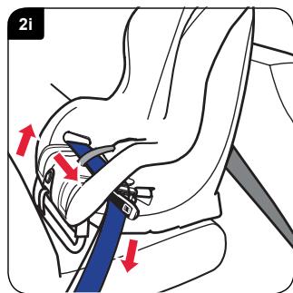 BRITAX MAX-WAY - Montar o assento para criança (virado paraTRS) no banco lateral traseiro - 9