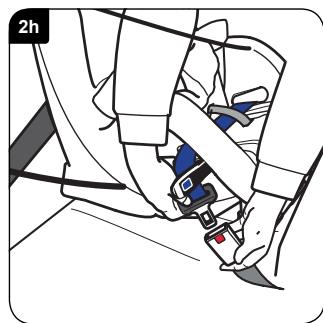 BRITAX MAX-WAY - Montar o assento para criança (virado paraTRS) no banco lateral traseiro - 8