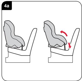 BRITAX MAX-WAY - Installerer votre siège infant (dos à la route) sur le siège arrêté central - 11