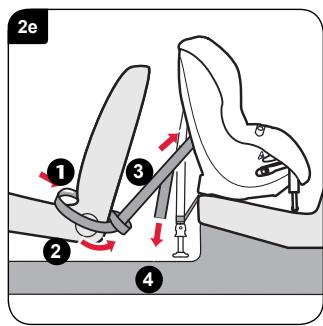 BRITAX MAX-WAY - Montar o assento para criança (virado paraTRS) no banco lateral traseiro - 5