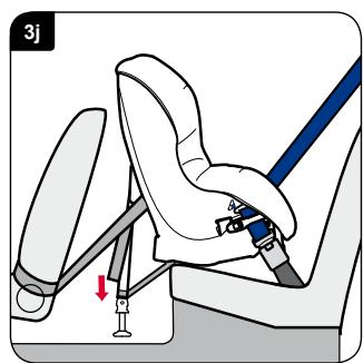 BRITAX MAX-WAY - Montar o assento para criança (virado paraTRS) no banco central traseiro - 10