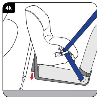 BRITAX MAX-WAY - Installerer votre siège infant (dos à la route) sur le siège arrêté central - 21