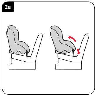 BRITAX MAX-WAY - Montar o assento para criança (virado paraTRS) no banco lateral traseiro - 1