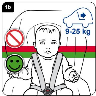 BRITAX MAX-WAY - Ajuste del cinturón - 1