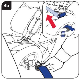 BRITAX MULTI TECH II - Montering af barnesædet (bagudrettet) på et forsæde - 2