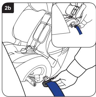BRITAX MULTI TECH II - Installation of your child seat (positioned backward) in a rear vehicle seat - 2