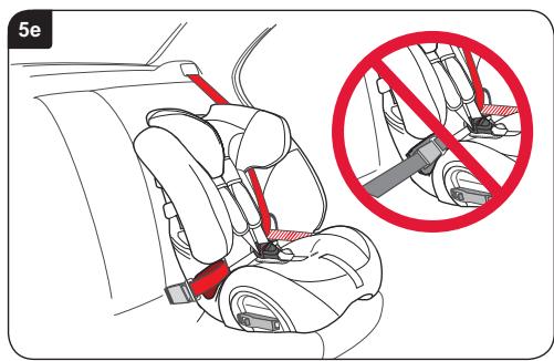 BRITAX MULTI TECH II - Montering af barnesædet (fremadrettet) med seler - 1