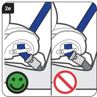 BRITAX MULTI TECH II - Installation of your child seat (positioned backward) in a rear vehicle seat - 5