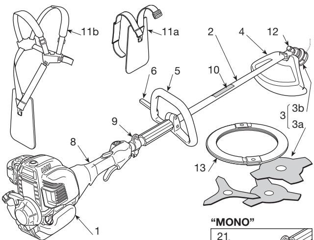 STIGA SB435HD - OVLADACI PRVKY A DOPLNOVANI PALIVA - 1