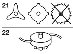STIGA SB435HD - SYMBOLER PÅ BESKYTTELSERNE (findes kun i nogle modeller) - 1