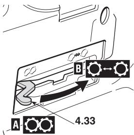 STIGA SC8414B,  SC9812B,  SC10216B - LEVIER DE DÉBLOCAGE DE LA TRANSMISSION HYDROSTATIQUE - 3