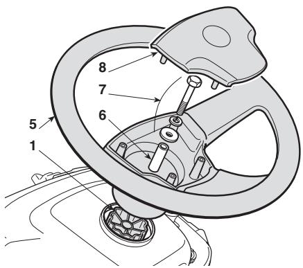 STIGA SC8414B,  SC9812B,  SC10216B - INSTALLATION DU VOLANT - 2
