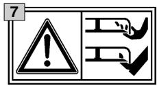 STIGA SC8414B,  SC9812B,  SC10216B - ÉTIQUETTES DE SECURITÉ - 1