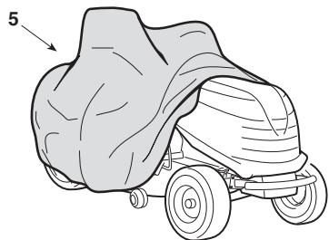 STIGA SC8414B,  SC9812B,  SC10216B - BACHE DE PROTECTION - 1