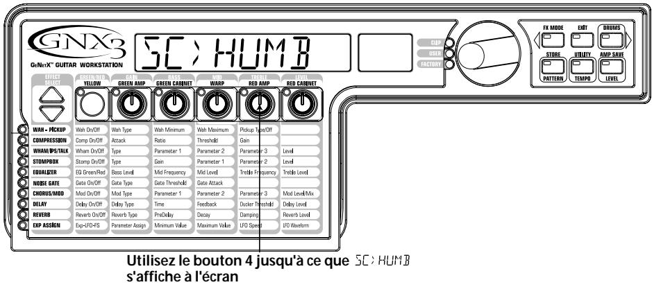 DIGITECH GNX3 - Sélection du type de micro - 1