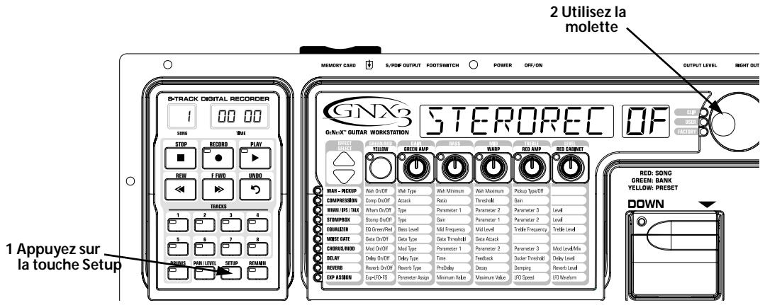 DIGITECH GNX3 - Enregistrement stéréo et reproduction - 1