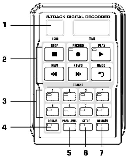 DIGITECH GNX3 - Interface de l'enregistreur - 1