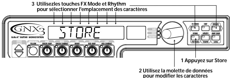 DIGITECH GNX3 - Sauvegarde du preset - 1