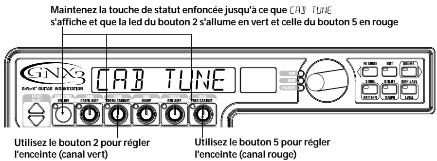DIGITECH GNX3 - Réglage des enceintes (facultatif) - 1
