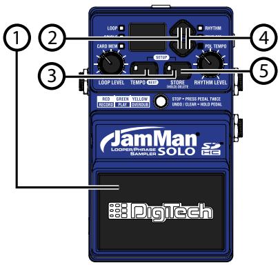 DIGITECH JAMMAN SOLO - Phrases à lecture unique, boucles - 1